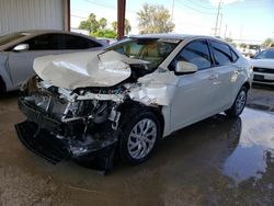 Carros salvage para piezas a la venta en subasta: 2017 Toyota Corolla L