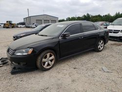 Salvage cars for sale from Copart Memphis, TN: 2013 Volkswagen Passat SE