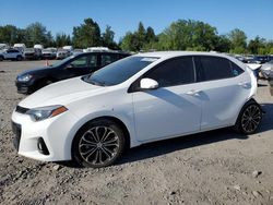 Salvage cars for sale from Copart Portland, OR: 2015 Toyota Corolla L