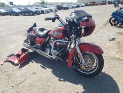 Salvage motorcycles for sale at Oklahoma City, OK auction: 2013 Harley-Davidson Fltru Road Glide Ultra