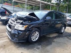 Salvage cars for sale at Austell, GA auction: 2015 Dodge Journey SXT