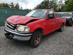 Salvage cars for sale at Riverview, FL auction: 1997 Ford F150
