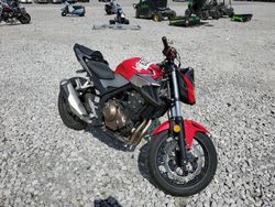 Salvage cars for sale from Copart Cahokia Heights, IL: 2019 Honda CB500 F