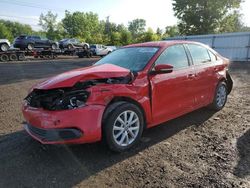 Salvage cars for sale from Copart Columbia Station, OH: 2012 Volkswagen Jetta SE