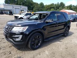 Salvage cars for sale from Copart Mendon, MA: 2017 Ford Explorer XLT