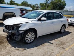 Salvage cars for sale at Wichita, KS auction: 2017 Nissan Sentra S