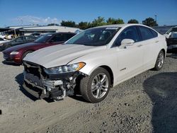 Salvage cars for sale from Copart Sacramento, CA: 2015 Ford Fusion Titanium HEV