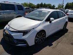 Toyota Corolla salvage cars for sale: 2022 Toyota Corolla SE