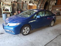 Flood-damaged cars for sale at auction: 2015 Honda Civic LX