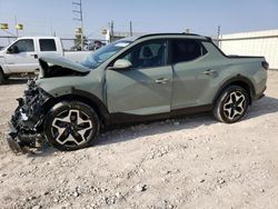 Salvage cars for sale from Copart Temple, TX: 2022 Hyundai Santa Cruz Limited