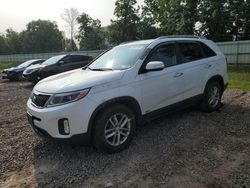 Salvage cars for sale at Central Square, NY auction: 2015 KIA Sorento LX