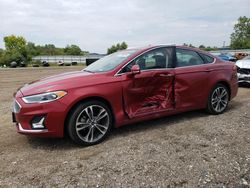 Salvage cars for sale at Columbia Station, OH auction: 2019 Ford Fusion Titanium