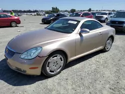 Salvage cars for sale at Antelope, CA auction: 2003 Lexus SC 430