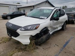 Salvage cars for sale at Pekin, IL auction: 2021 Ford Escape SEL