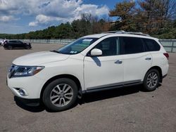 Salvage cars for sale at Brookhaven, NY auction: 2015 Nissan Pathfinder S