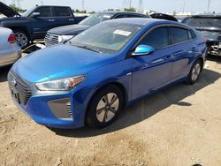 Salvage cars for sale at Elgin, IL auction: 2018 Hyundai Ioniq Blue