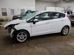 Salvage cars for sale from Copart Davison, MI: 2017 Ford Fiesta SE