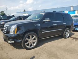 Salvage cars for sale at Woodhaven, MI auction: 2008 Cadillac Escalade