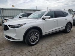 Salvage cars for sale at Dyer, IN auction: 2024 Acura MDX Advance