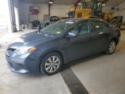 Salvage cars for sale at Center Rutland, VT auction: 2014 Toyota Corolla L