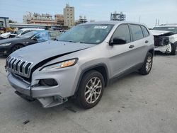 Salvage cars for sale at New Orleans, LA auction: 2017 Jeep Cherokee Sport