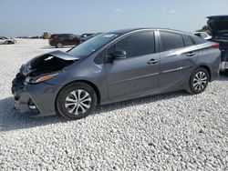 Salvage cars for sale at Taylor, TX auction: 2022 Toyota Prius Prime LE