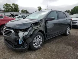 Salvage cars for sale at Lansing, MI auction: 2019 Chevrolet Equinox LS