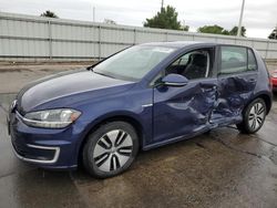 Volkswagen Vehiculos salvage en venta: 2017 Volkswagen E-GOLF SE