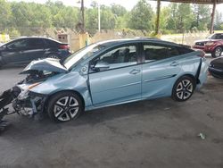 Toyota Prius salvage cars for sale: 2017 Toyota Prius