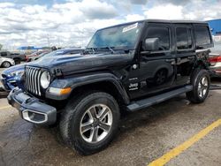 Salvage cars for sale at Woodhaven, MI auction: 2021 Jeep Wrangler Unlimited Sahara