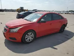 Salvage cars for sale at Wilmer, TX auction: 2014 Chevrolet Cruze LS