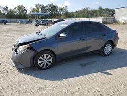 Toyota Corolla l salvage cars for sale: 2016 Toyota Corolla L