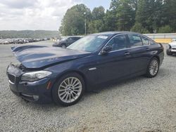 Salvage cars for sale at Concord, NC auction: 2012 BMW 535 I