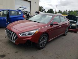 Salvage cars for sale at Woodburn, OR auction: 2018 Hyundai Sonata Hybrid