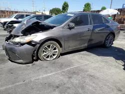 Salvage cars for sale at Wilmington, CA auction: 2017 Toyota Camry LE