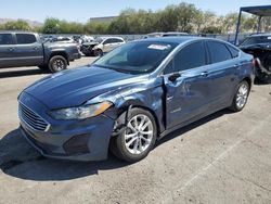 Salvage cars for sale at Las Vegas, NV auction: 2019 Ford Fusion SE