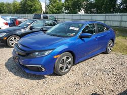 Salvage cars for sale at Central Square, NY auction: 2021 Honda Civic LX