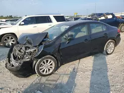 Salvage cars for sale at Cahokia Heights, IL auction: 2012 Honda Civic EX