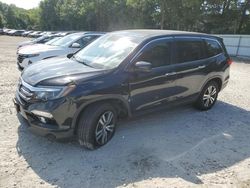 Salvage cars for sale at North Billerica, MA auction: 2016 Honda Pilot Exln