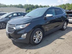 Salvage cars for sale at Exeter, RI auction: 2020 Chevrolet Equinox Premier