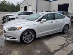 Salvage cars for sale at Savannah, GA auction: 2017 Ford Fusion Titanium HEV