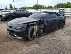 Chevrolet Camaro salvage cars for sale: 2018 Chevrolet Camaro LT