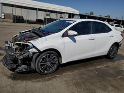 Toyota Corolla l salvage cars for sale: 2015 Toyota Corolla L