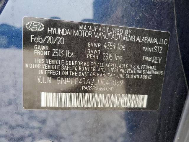 2020 Hyundai Sonata SEL