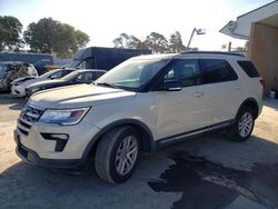 Ford salvage cars for sale: 2018 Ford Explorer XLT