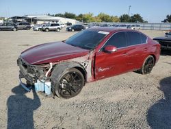 Salvage cars for sale at Sacramento, CA auction: 2015 Infiniti Q50 Base