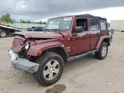 Salvage cars for sale at Houston, TX auction: 2010 Jeep Wrangler Unlimited Sahara