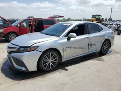 Salvage cars for sale at Sikeston, MO auction: 2021 Toyota Camry SE