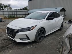 Nissan salvage cars for sale: 2021 Nissan Sentra SR