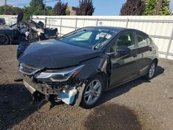 Chevrolet salvage cars for sale: 2017 Chevrolet Cruze LT